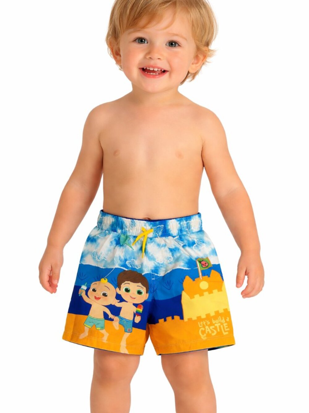 Toddler Baby Boys Boy's Cocomelon Swim Trunks NWT 12 Mos,2T 4T